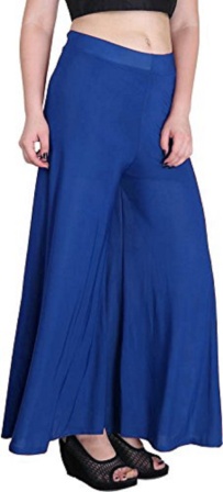 coton women palazo free size blue