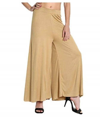 coton women palazo free size camel