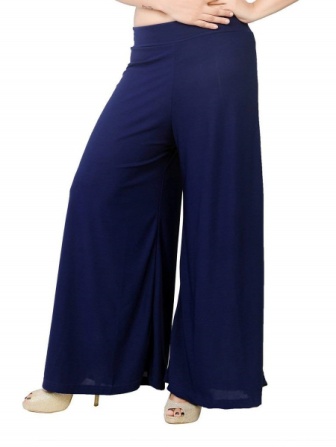 coton women palazo free size navy