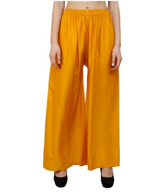coton women palazo free size mustard
