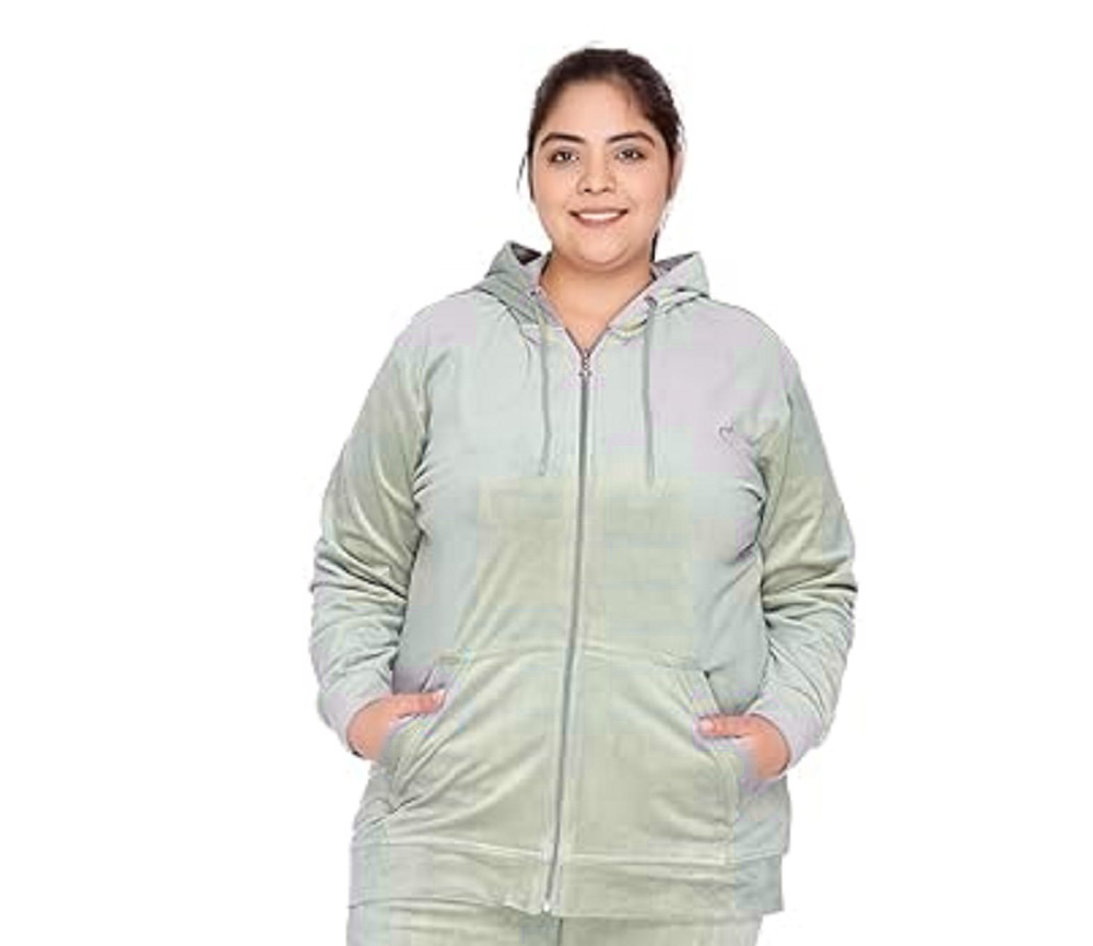 Zipper Hood Velvet pista