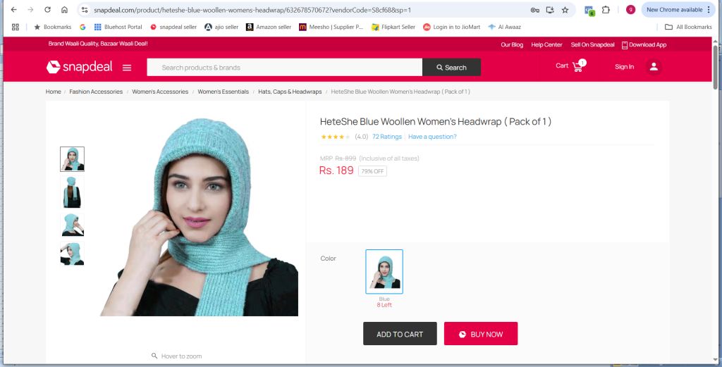 noori muffler cap set reviews from snapdeal