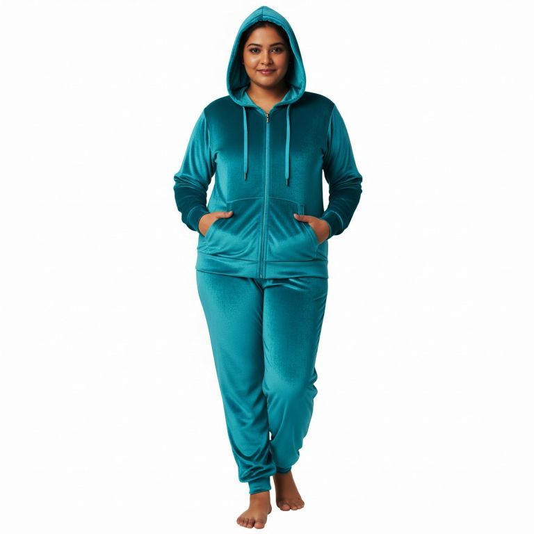 velvet tracksuit turquoise