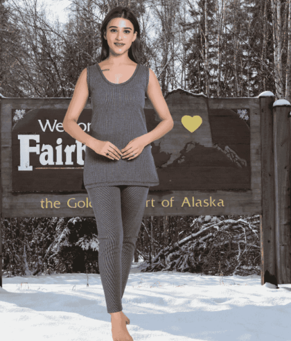 HeTeShe Sleeveless Women’s Thermal Set – Lightweight & Warm Innerwear for Extreme Winters ( avaliable in 3 colors)