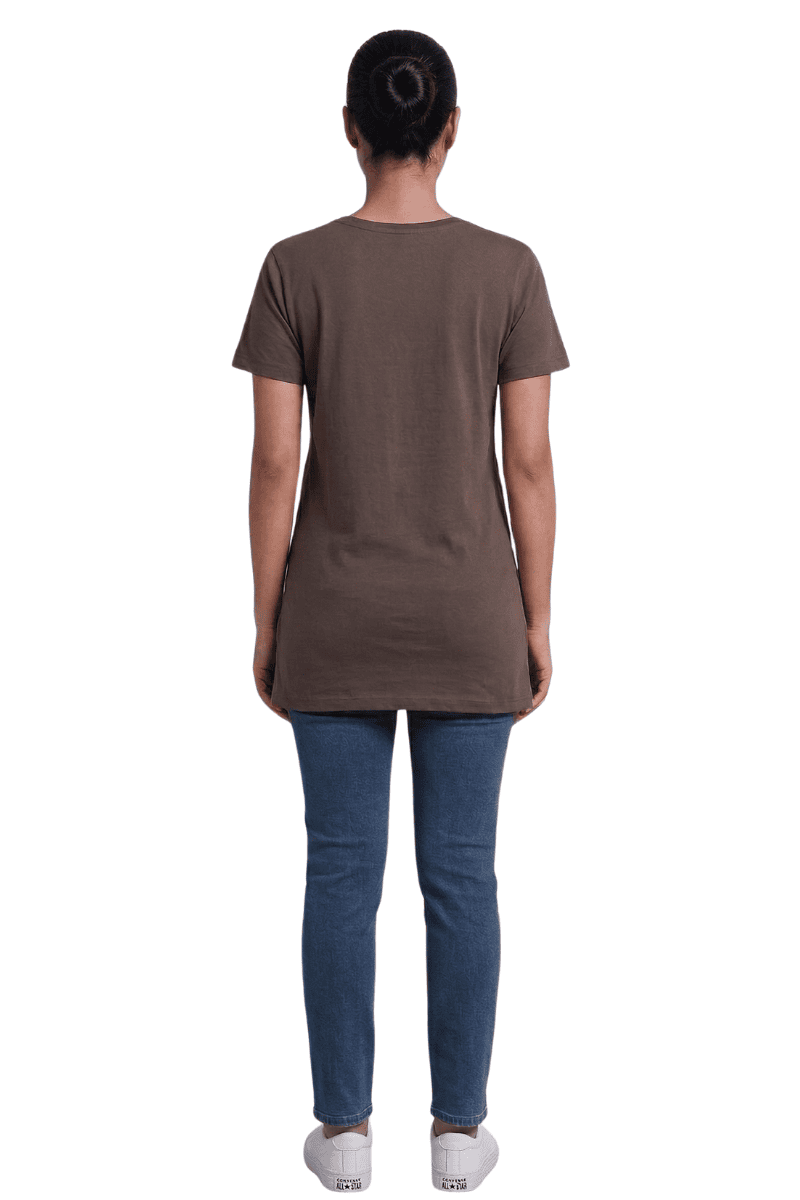 olive tshirt women back