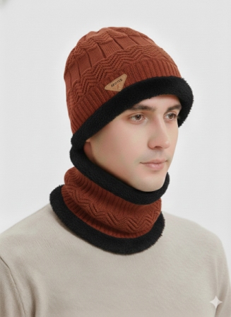 neck set rust brown