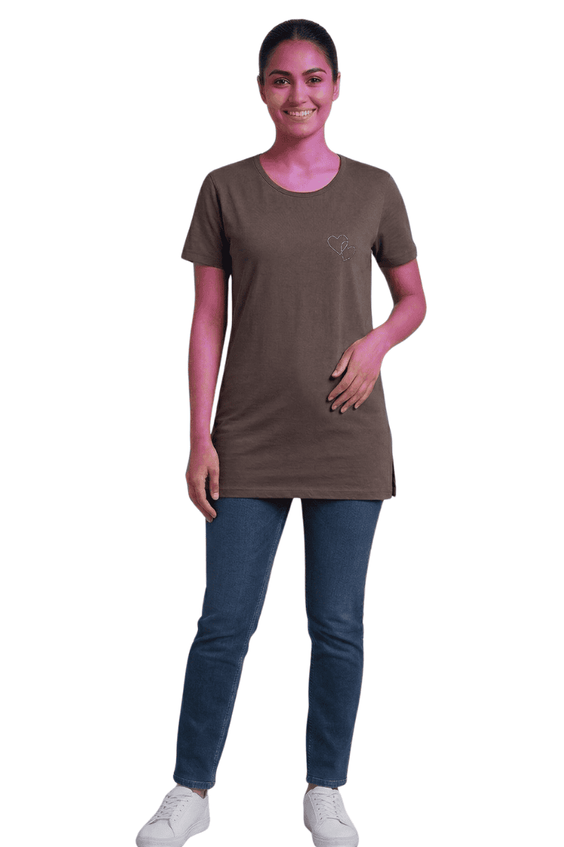 olive tshirt women front