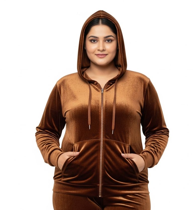 velvet zipper rust