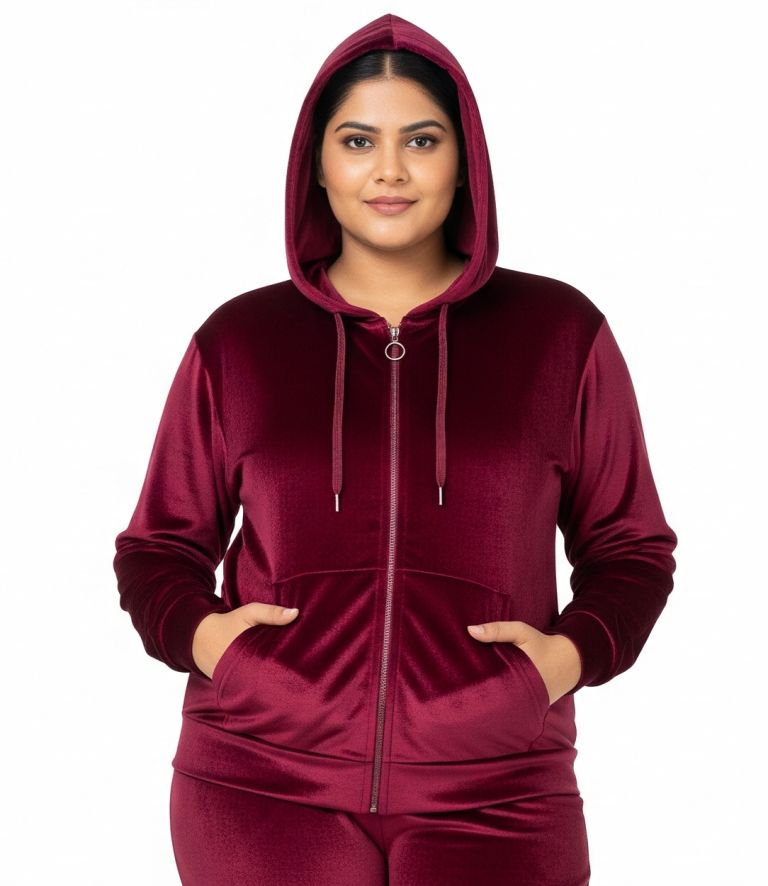 velvet zipper wine