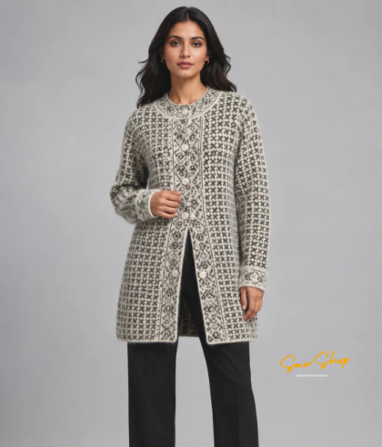 HETESHE Aurelia Long nylon blend Cardigan Coat for Women
