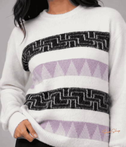 LUCIEN WOMEN WOOLLEN HAIR SWEATER MAIN IMAGE