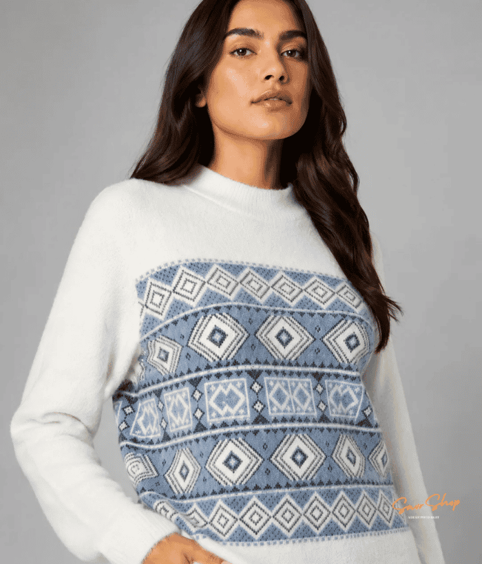 aster women woollen hair sweater main image
