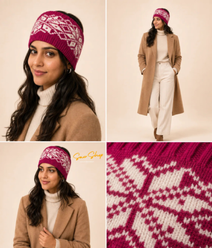 headband star jacquard woollen main image