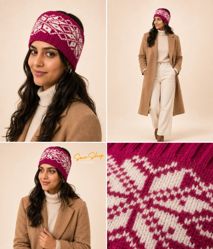 headband star jacquard woollen main image
