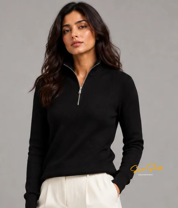 women half zipper main image